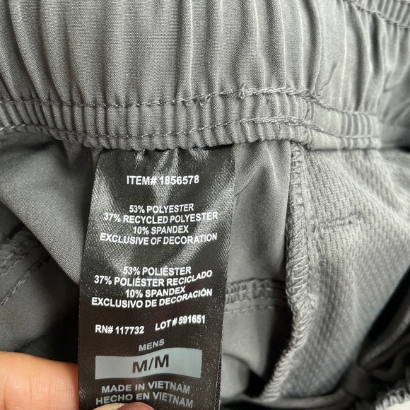 NEW SOYBU Men's M Woven Jogger Track Pants  Gray - Picture 7 of 10